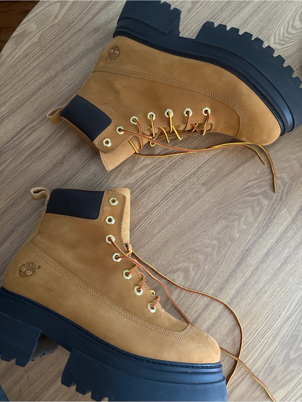 Timberland Sky 6-Inch Lace-Up Platform Boots